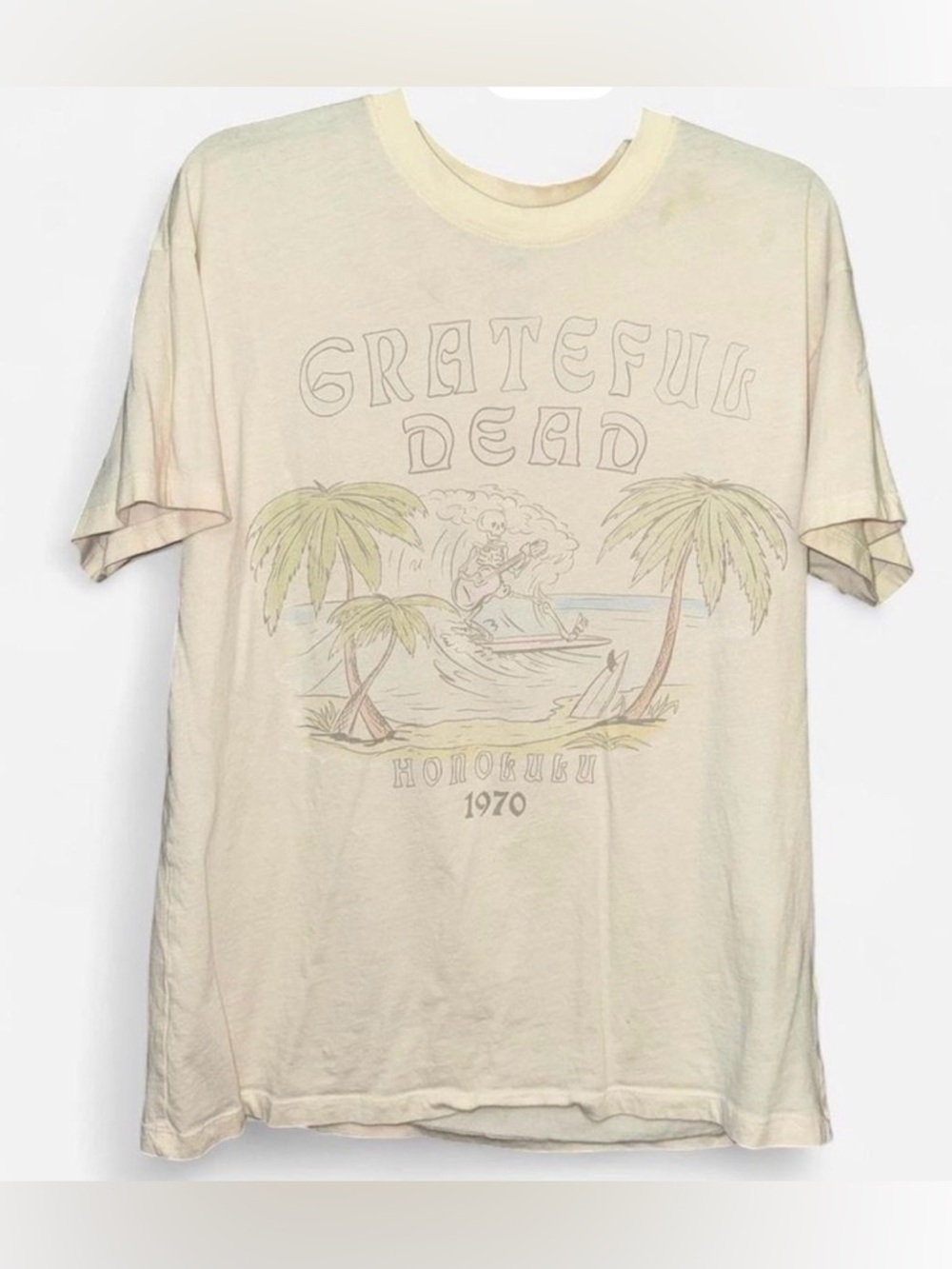American Eagle Grateful Dead oversized white t-shirt
